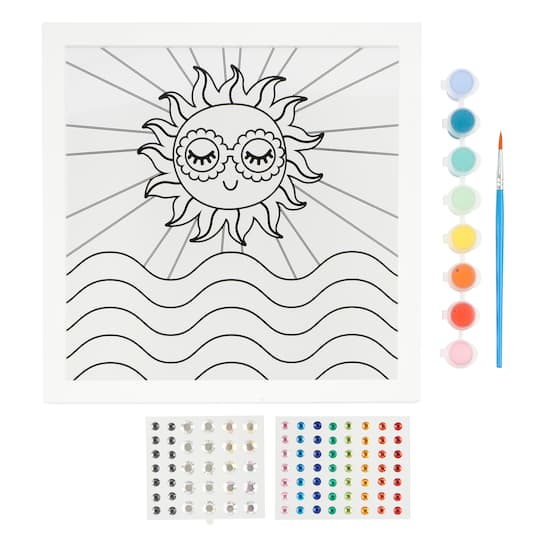 Summer Framed Suncatcher Painting Kit by Creatology&#x2122;